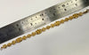 22ct Gold Patterned Bracelet with 9ct Gold Clasp 7.5”