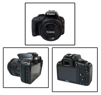 Canon Eos Kiss X7  DSLR + Canon EF 50mm f/1.8 STM Lens