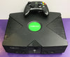 Microsoft XBOX Console **Black & Green** - inc. Official Wired Controller & All A/V / Power Cables Included