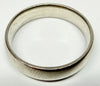 Palladium 500 wedding band ring