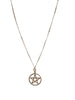 9ct solid Star of David pendant and 26" chain