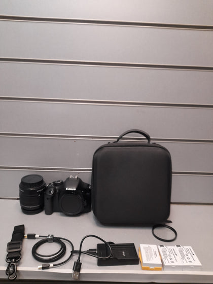 Canon EOS 550D SLR Digital Camera With Lens And Case With 3x Batteries