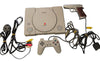 Sony PlayStation One With Original Control Pad and Gun Control Pad, Grey