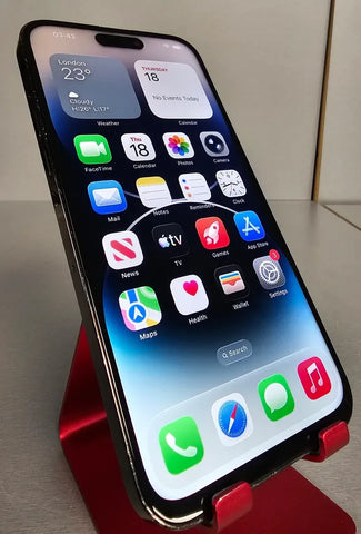 Apple iPhone 14 Pro Max 128GB Space Black, Unlocked (Display showing as Unkown Part)