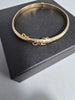 9ct Gold Bracelet fixed 375 6.5G 2.25'' in diameter