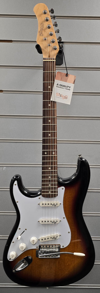 ***Collection Only*** Stagg S300LH-SB Standard S Electric Guitar Left Handed Sunburst