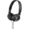 Sony MDR-ZX310 Wired Headphones, Black