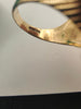 9CT Gold Hematite Ring Size Q Grams 6.44