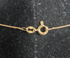 Gold Necklace with cross 375 9ct 2.5G 20'' in Length