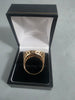 9CT Gold Ring 5.3G W/22CT Full Sov 8G 375/916 Size T (1893)