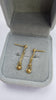 9ct gold drop earrings