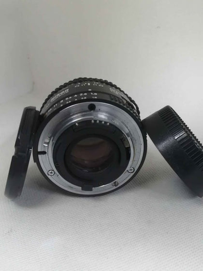 Nikon AF Nikkor 50mm f/1.8 Plastic Focus Black Lens