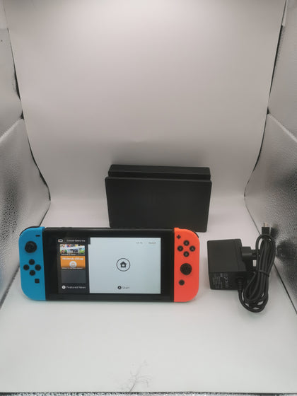 Missing grips/ Dents on Joycon Nintendo Switch Console, 32GB, HAC-001-01, Red/Blue Joycons,  with dock & charger