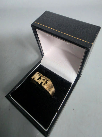 9CT Gold RING MCFC 3.7G