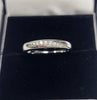 Stunning 9ct White Gold Ring With Clear Stone - 2.24G - Size K - Hallmarked