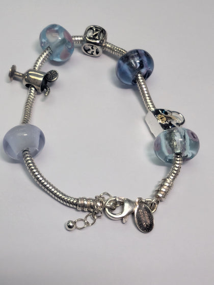 CHARM COMPANY SILVER CHARM BRACELET