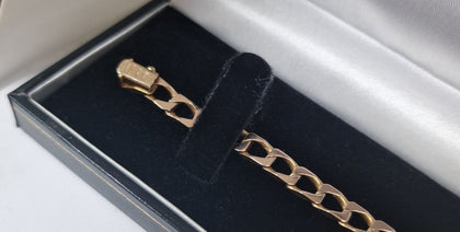 Gold Bracelet 375 9ct 11.0G 7'' in Length
