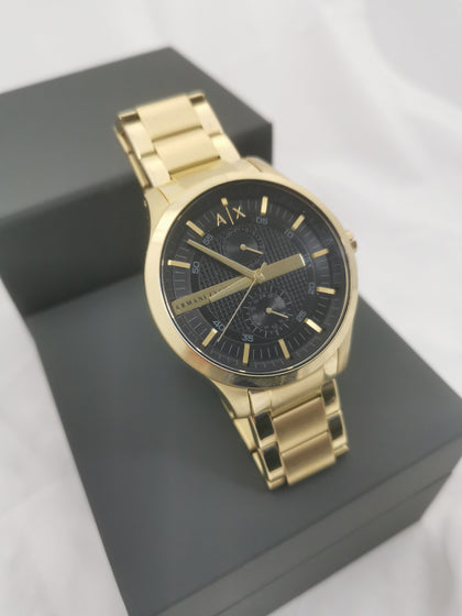 Armani Exchange Gold Men's Watch. AX2122, Stainless Steel 5 ATM.