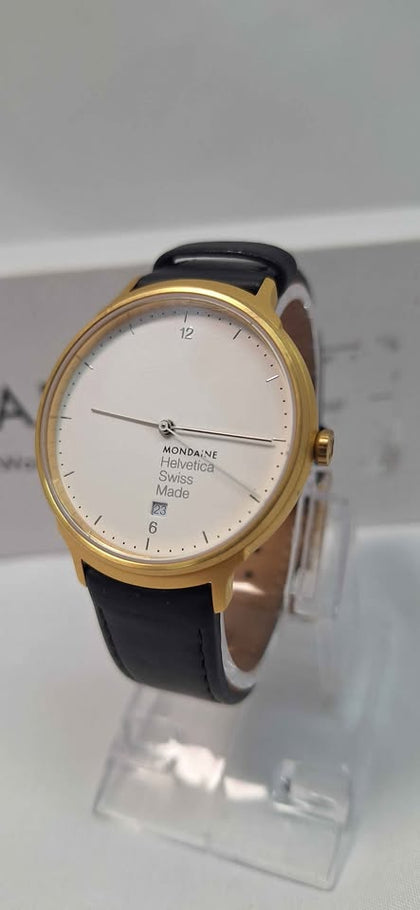Mondaine Helvetica No.1 Light MH1.L2 Quartz Unisex Watch - Leather Strap - Boxed