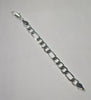 925 silver figaro Style Bracelet