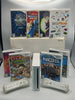 **BUNDLE** Nintendo Wii console with 2 controllers all leads BOXED with 8 games
