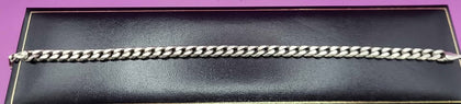 925 Silver Curb Link Bracelet - 16.2G - 9