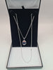 SILVER CHAIN WITH LOCKET , 925 ,WEIGHT 9.7G,  LENGHT 24"