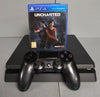 Sony Playstation 4 Slim Console, 500GB Black + 1 Game