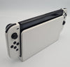 Nintendo Switch OLED 64GB white/black gaming console with joycons, Dock, cradle and original charger UNBOXED