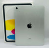 Apple iPad 10th Gen (A2696) 10.9" 64GB - Silver, Wifi, 27 Cycle Count, 100% Battery Capacity, Boxed