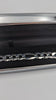 925 SILVER HALLMARKED, FIGARO BRACLET W/ LOBSTER LOCK, 8", 23.6G, BOXED, *BRAND NEW*