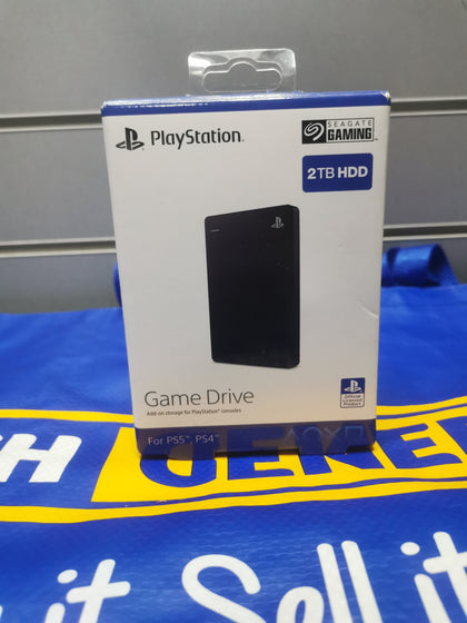 Seagate PS4 Game Drive 2TB, Black External Hard Drive, Like New Condition and Boxed.