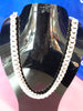 Silver 22inch Mens Solid Curb Chain