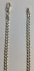 Silver Curb Chain 20”