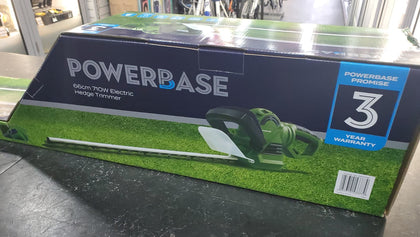 Powerbase 710W 66cm Hedge Trimmer - Green