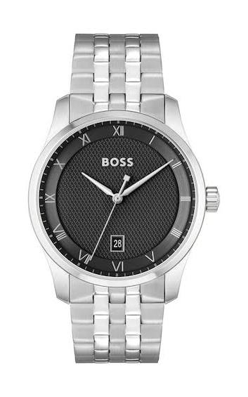 Hugo Boss Men's Principle Date Bracelet Strap Watch 1514123 ** Boxed **