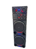 vizitec vt-behemoth party speaker 5 ft 1 to 5 ft 2, 5000w max output, bluetooth, usb, aux, microphone, radio
