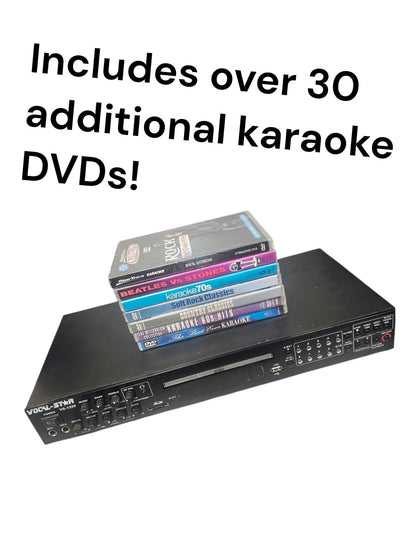 Vocal Star VS-1200 Karaoke Machine w/ 30+ Karaoke DVDs