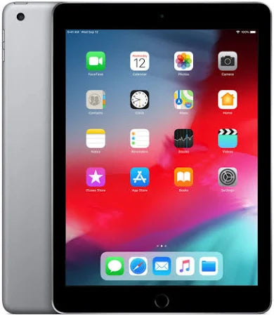 iPad 6th Gen - 32GB - Wifi - Cellular- Space Grey - Grade C