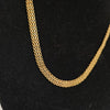 9ct Gold 18" Woven Flat link chain