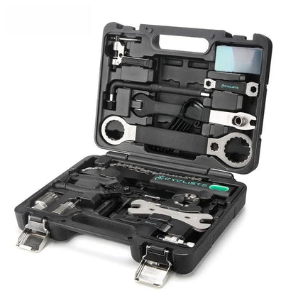 CYCLISTS CT-K01 Bike Multi-function Tool Case Professional Maintenance Box 18 in 1 Combination Suit