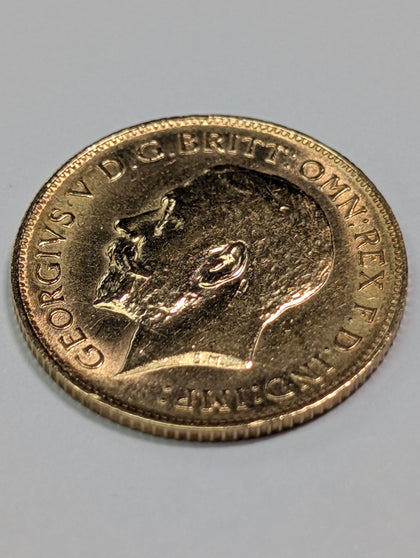 1913 HALF SOVEREIGN COIN PRESTON STORE