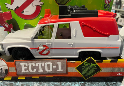 Ghostbusters - Ecto-1 Vehicle and Slimer Figure