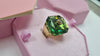 SWAROVSKI NUMINA RING GREEN LEYLAND