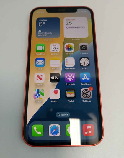 Apple iPhone 12 - 256GB - Product Red - Open Unlocked - 86% Battery - Unboxed