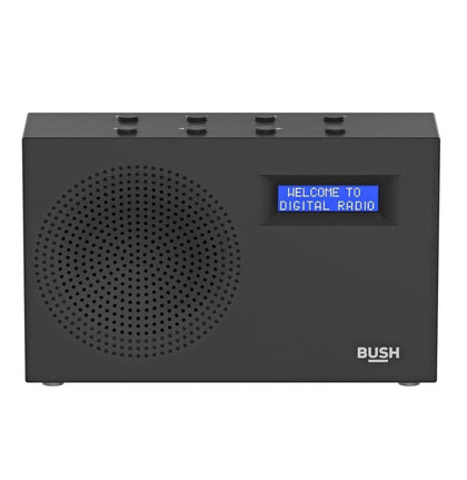 Bush BD-1709 Portable DAB FM Radio LCD Display Black