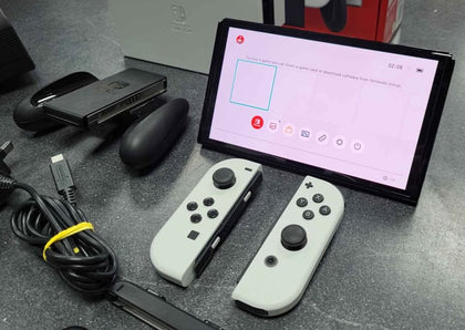 Nintendo Switch OLED Console - 64GB - White - Boxed