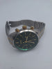 Hugo Boss 416.1.14.357 mens 2 toned stainless steel quartz Watch with green dial extra links and box