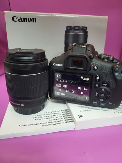 Canon EOS 2000D Black + EFS 18-55mm IS STM Kit - Boxednon EOS