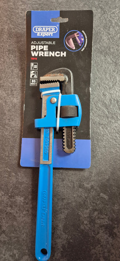 Draper Expert Adjustable Pipe Wrench 350mm